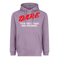 Lavender d a r e anti drugs Heavyweight Hoodie - DesigneFamous