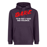 D A R E Anti Drugs Heavyweight Hoodie | Teevron