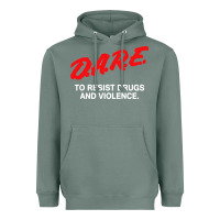 Sage d a r e anti drugs Heavyweight Hoodie - DesigneFamous