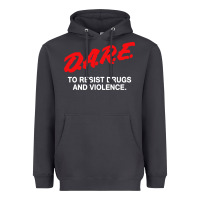 Smoke d a r e anti drugs Heavyweight Hoodie - DesigneFamous