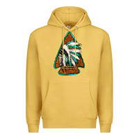 Antique Gold indian headdress arrowhead Premium Hoodie - Jasminsmagicworld