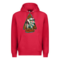 Cardinal indian headdress arrowhead Premium Hoodie - Jasminsmagicworld