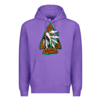 Purple indian headdress arrowhead Premium Hoodie - Jasminsmagicworld