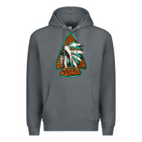 Rock indian headdress arrowhead Premium Hoodie - Jasminsmagicworld
