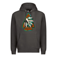 Smoke indian headdress arrowhead Premium Hoodie - Jasminsmagicworld