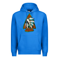 True Royal indian headdress arrowhead Premium Hoodie - Jasminsmagicworld