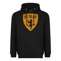 Black St. Olaf college Heavyweight Hoodie - DesigneFamous