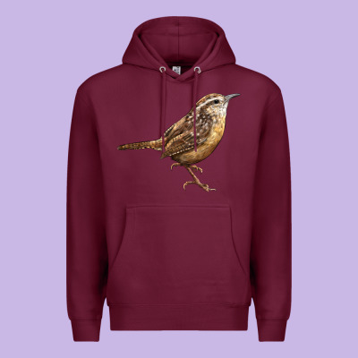 Ccarolina Wren Premium Hoodie Designed By Lillyallendesigns