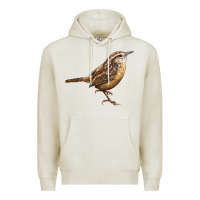Oatmeal Heather Ccarolina Wren Premium Hoodie - LillyAllenDesigns