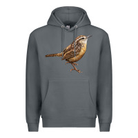 Rock Ccarolina Wren Premium Hoodie - LillyAllenDesigns