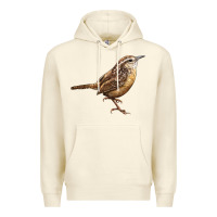 Sandshell Ccarolina Wren Premium Hoodie - LillyAllenDesigns