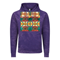 Cloud Purple native american aztec seamless pattern Vintage Hoodie - BundleAndBundleShop
