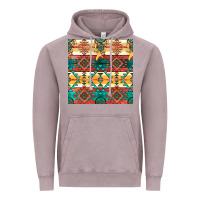 Vintage Zinc native american aztec seamless pattern Vintage Hoodie - BundleAndBundleShop
