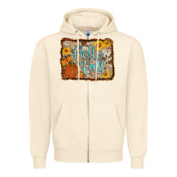 Sandshell hello fall Zipper Hoodie - AdoDesignShop