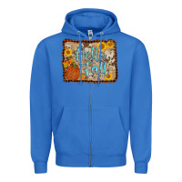 True Royal hello fall Zipper Hoodie - AdoDesignShop