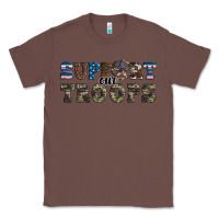 Chestnut armed forces day support our troops Classic Tee - Artiststas