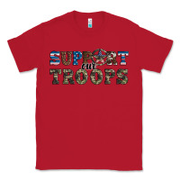 Red armed forces day support our troops Classic Tee - Artiststas