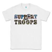 White armed forces day support our troops Classic Tee - Artiststas