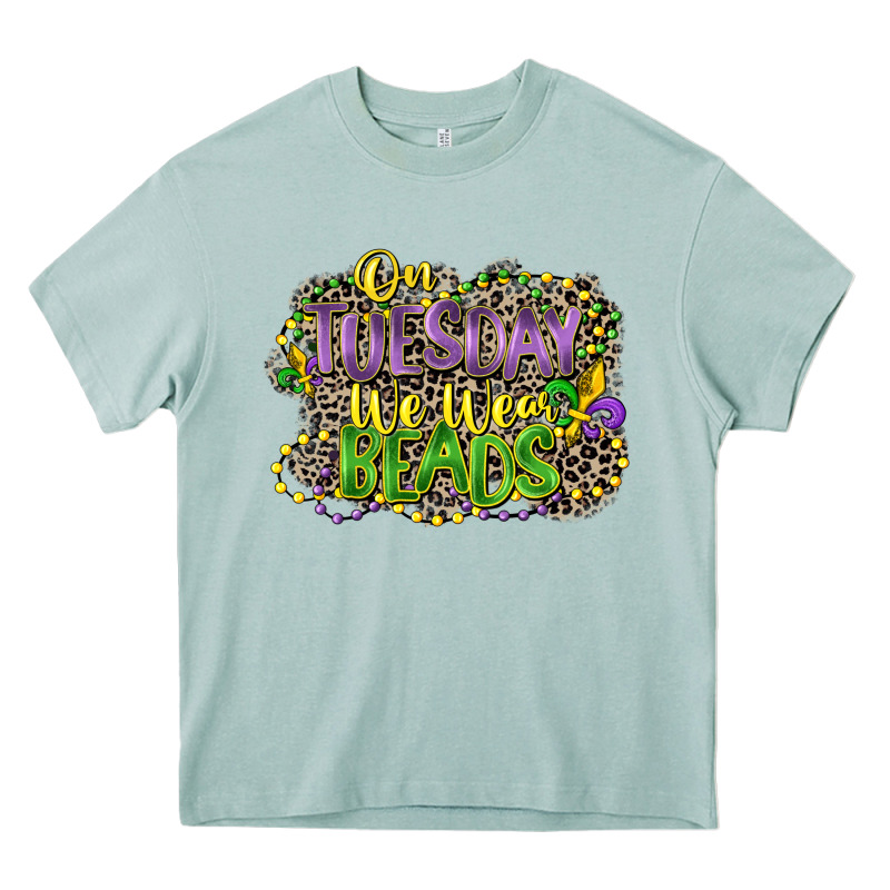 On Tuesday We Wear Beads Heavy Core Tee by CowGirlArtShop | Teevron