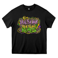 Black on tuesday we wear beads Heavy Core Tee - CowGirlArtShop