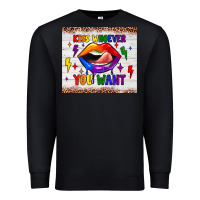 Black kiss whoever you want tumbler Premium Sweatshirt - JahusDesignShop