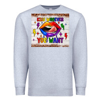 Heather Grey kiss whoever you want tumbler Premium Sweatshirt - JahusDesignShop