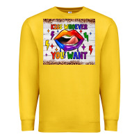 Lemon kiss whoever you want tumbler Premium Sweatshirt - JahusDesignShop