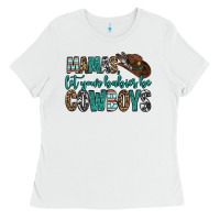 White mama's let your babies be cowboys Ladies Tee - OliviaCreatesArt