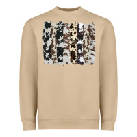 Mushroom cowhide brushstroke Heavyweight Sweatshirt - AdoDesignShop