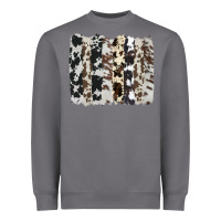 Storm cowhide brushstroke Heavyweight Sweatshirt - AdoDesignShop