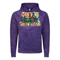 Cloud Purple merry christmas Vintage Hoodie - FaDigitalArtStudio
