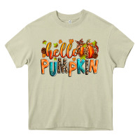 Mossy Hello pumpkin Heavy Core Tee - RanaPortraitStore