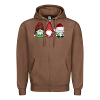 Chestnut christmas gnomes Zipper Hoodie - AdoDesignShop