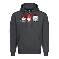 Smoke christmas gnomes Zipper Hoodie - AdoDesignShop