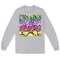 Moon Dust neon rainbow safari seamless pattern Long Sleeve Tee - BundleAndBundleShop