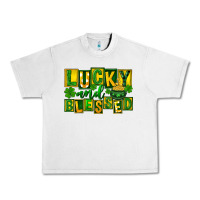 Lunar Rock Lucky and blessed St. Patricks Day Urban Heavy Tee - FaDigitalArtStudio