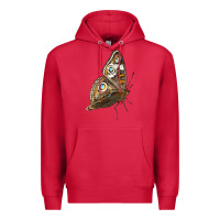 Cardinal Flying Common Buckeye Butterfly Premium Hoodie - LillyAllenDesigns