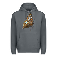 Rock Flying Common Buckeye Butterfly Premium Hoodie - LillyAllenDesigns