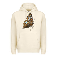 Tofu Flying Common Buckeye Butterfly Premium Hoodie - LillyAllenDesigns