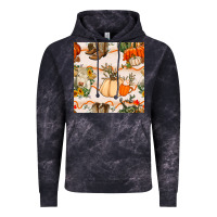 Cloud Black fall heifer seamless pattern Vintage Hoodie - BundleAndBundleShop