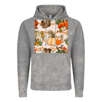 Cloud Rock fall heifer seamless pattern Vintage Hoodie - BundleAndBundleShop