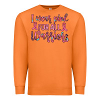 Carrot i wear pink for all warriors Premium Sweatshirt - JahusDesignShop