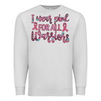Dove Grey i wear pink for all warriors Premium Sweatshirt - JahusDesignShop