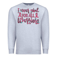 I Wear Pink For All Warriors Premium Sweatshirt | Teevron