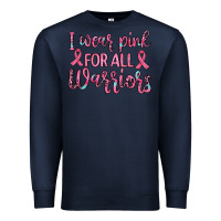 Navy i wear pink for all warriors Premium Sweatshirt - JahusDesignShop