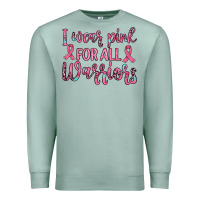 Seafoam i wear pink for all warriors Premium Sweatshirt - JahusDesignShop