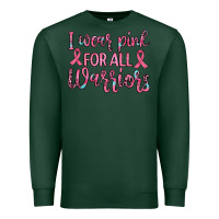 Sports Green i wear pink for all warriors Premium Sweatshirt - JahusDesignShop
