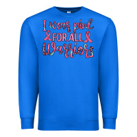 True Royal i wear pink for all warriors Premium Sweatshirt - JahusDesignShop