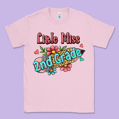 Little Miss Second Grade Classic Tee Designed By Jasminsmagicworld