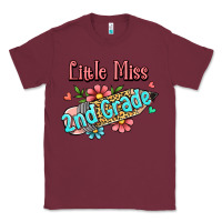 Burgundy little miss second grade Classic Tee - Jasminsmagicworld